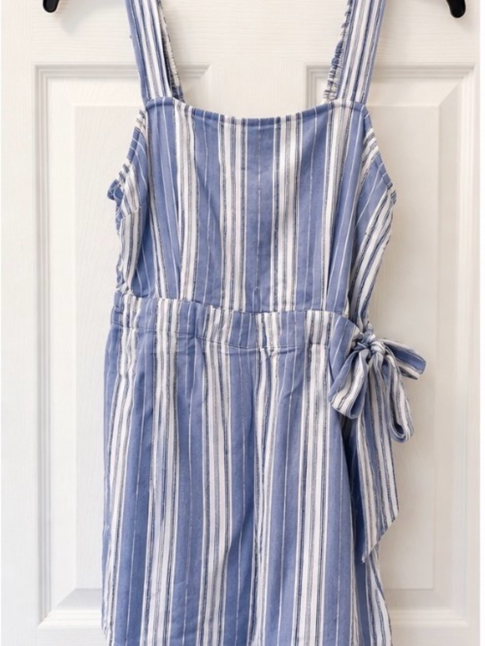 Sincerely Jules Blue & White Striped Kids Romper